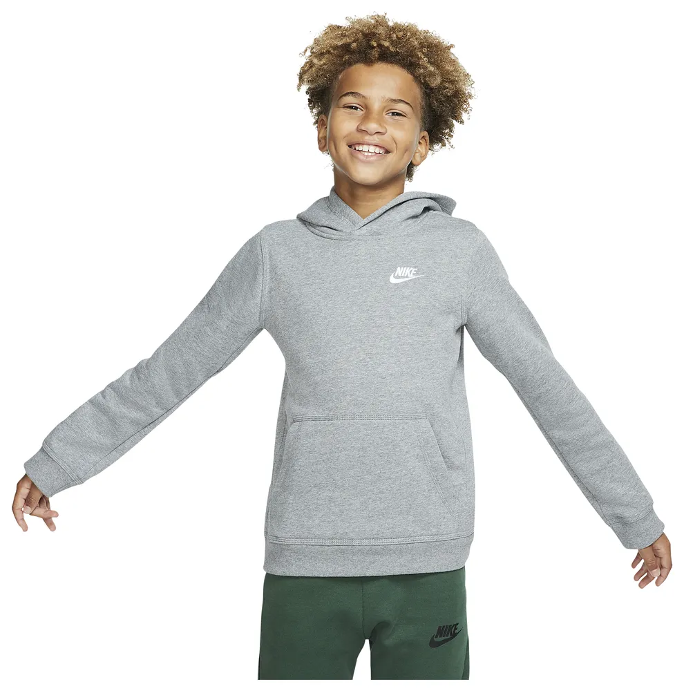 Grey nike hotsell hoodie boys