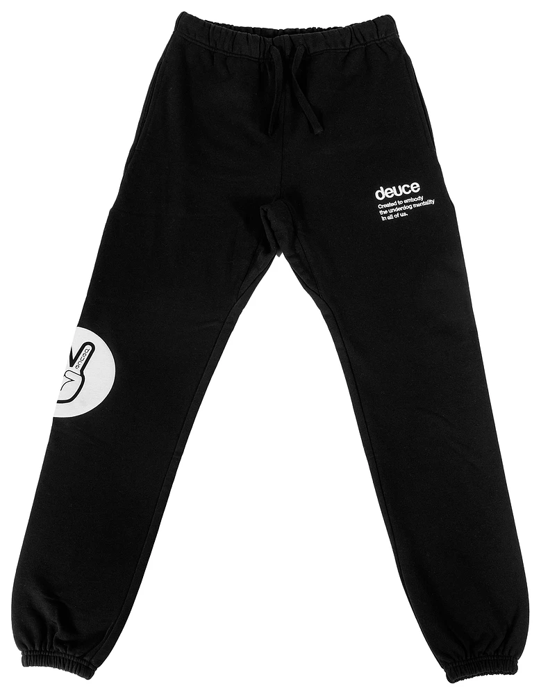 Deuce Mens Deuce Premium Sweatpants - Mens Black/Black Size L