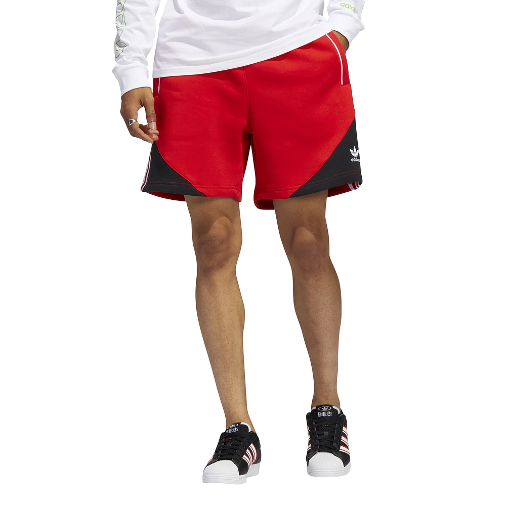 Adidas fleece clearance shorts mens