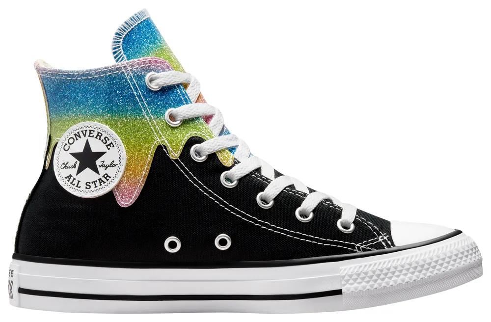 Black glitter store converse girls