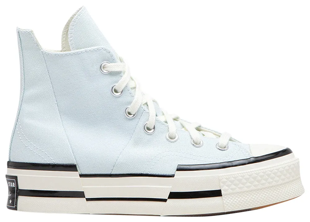 Converse Womens Chuck 70 Plus Hi Shoes Aqua Mist Egret