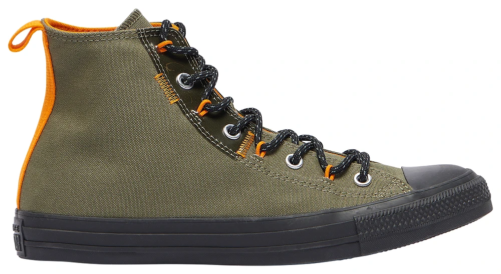 Orange hotsell black converse