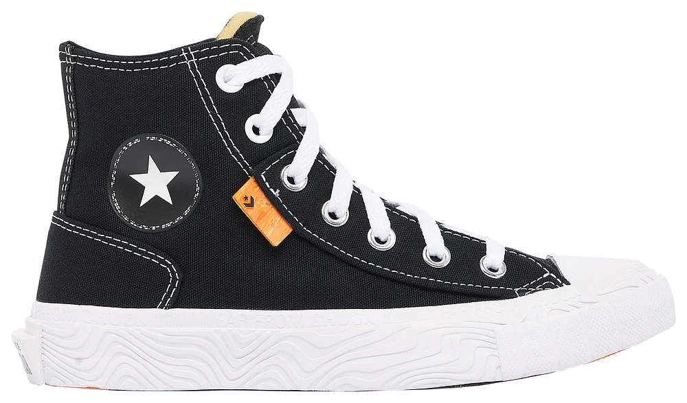 Black converse hotsell high tops footlocker