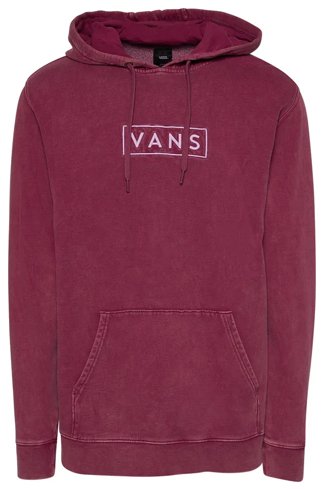 Burgundy discount vans hoodie