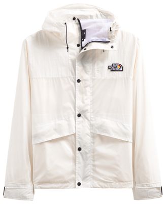 The North Face Jacket Hyvent Womens Small White Faux Fur Lined Collared