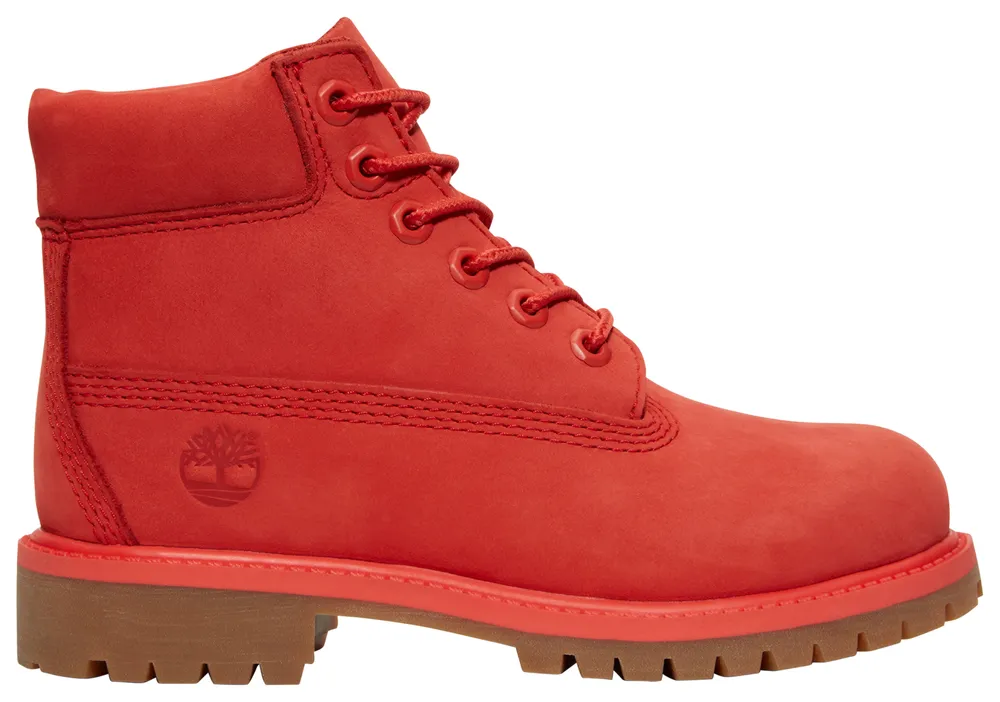 Boys red hot sale timberlands