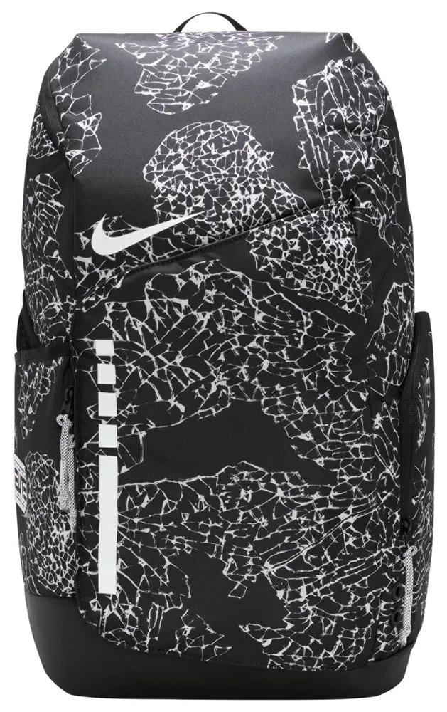 Nike elite backpack black best sale and white