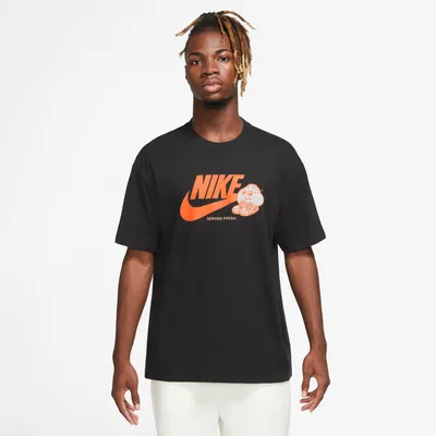 Orange and black nike t shirt hotsell