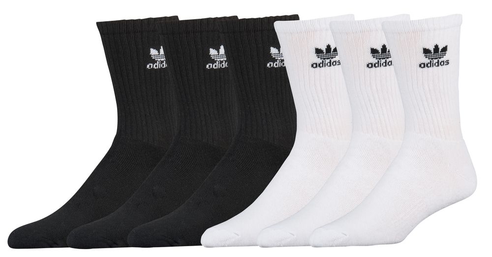 Adidas Originals Trefoil 6-Pack Crew Socks - Boys' Grade School | Mall ...