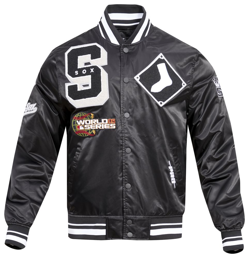 Pro Standard White Sox Mash Up Satin Jacket - Men's | Green Tree Mall