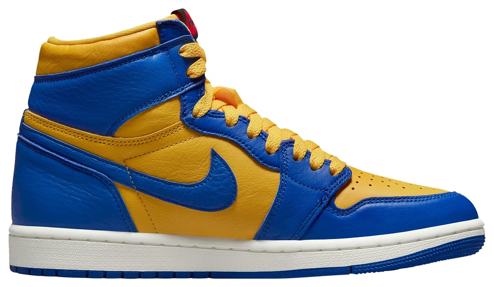 Blue and yellow outlet jordan shoes