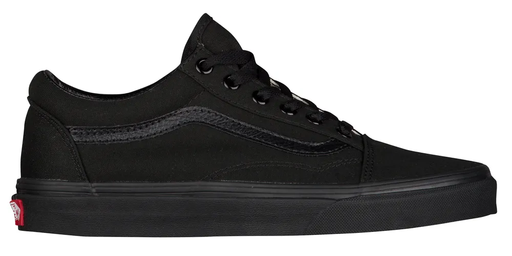 Black vans school store shoes