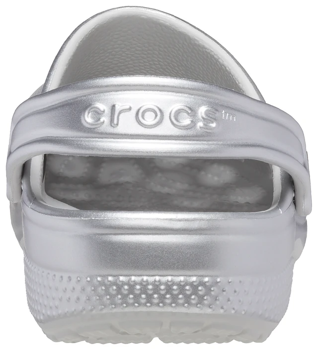 Crocband glitter hot sale clog silver