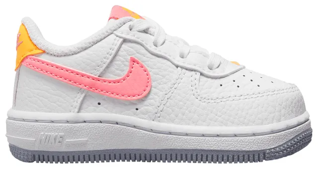 Air force 1 orange blanche hot sale