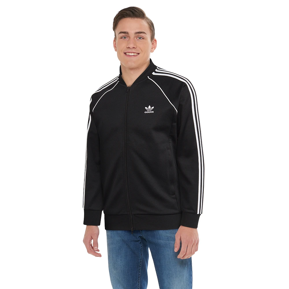 Adidas superstar fleece outlet jacket