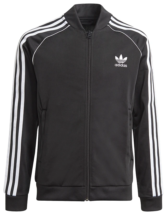 Adidas originals authentic superstar track jacket in black outlet dj2856