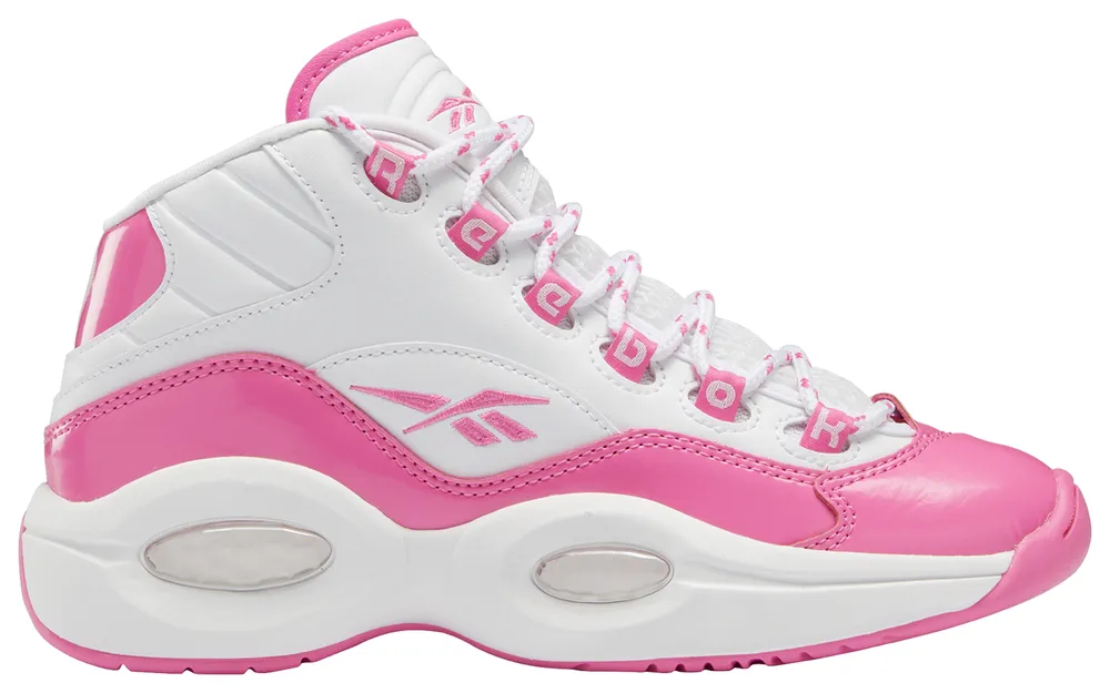 Girls pink outlet reebok