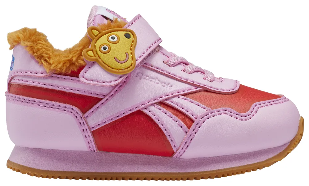 Pink toddler reebok top shoes