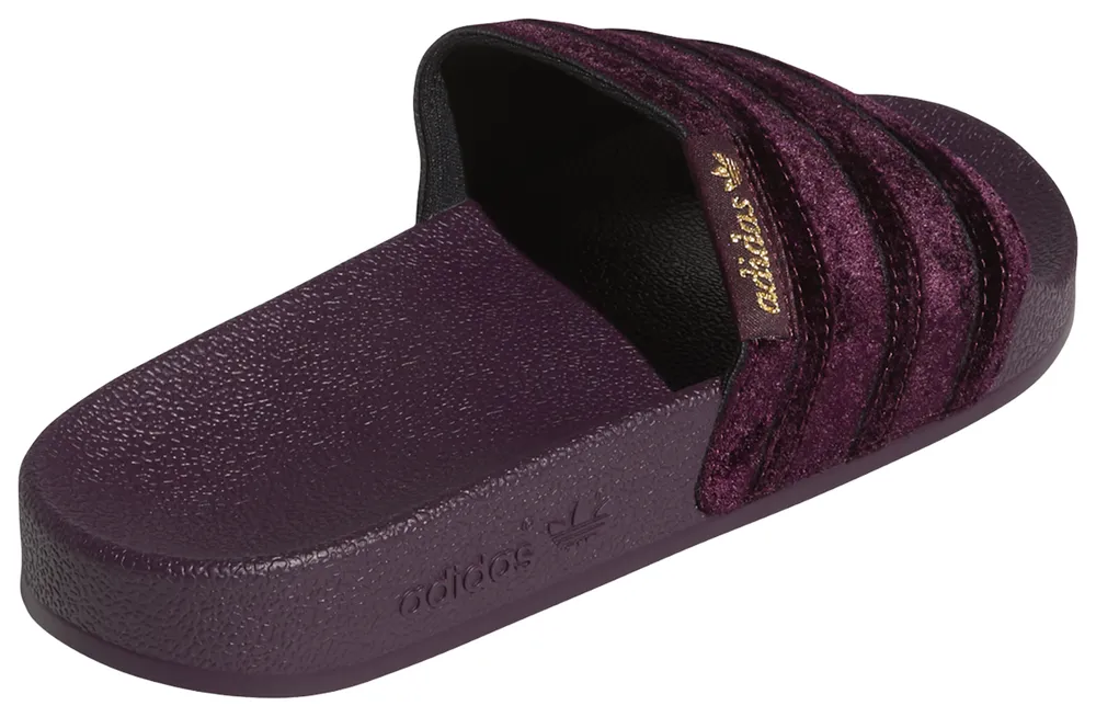 Adidas on sale slides burgundy