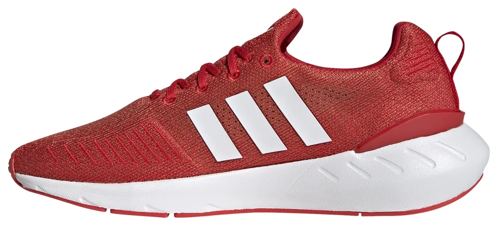 Adidas swift run on sale red and white