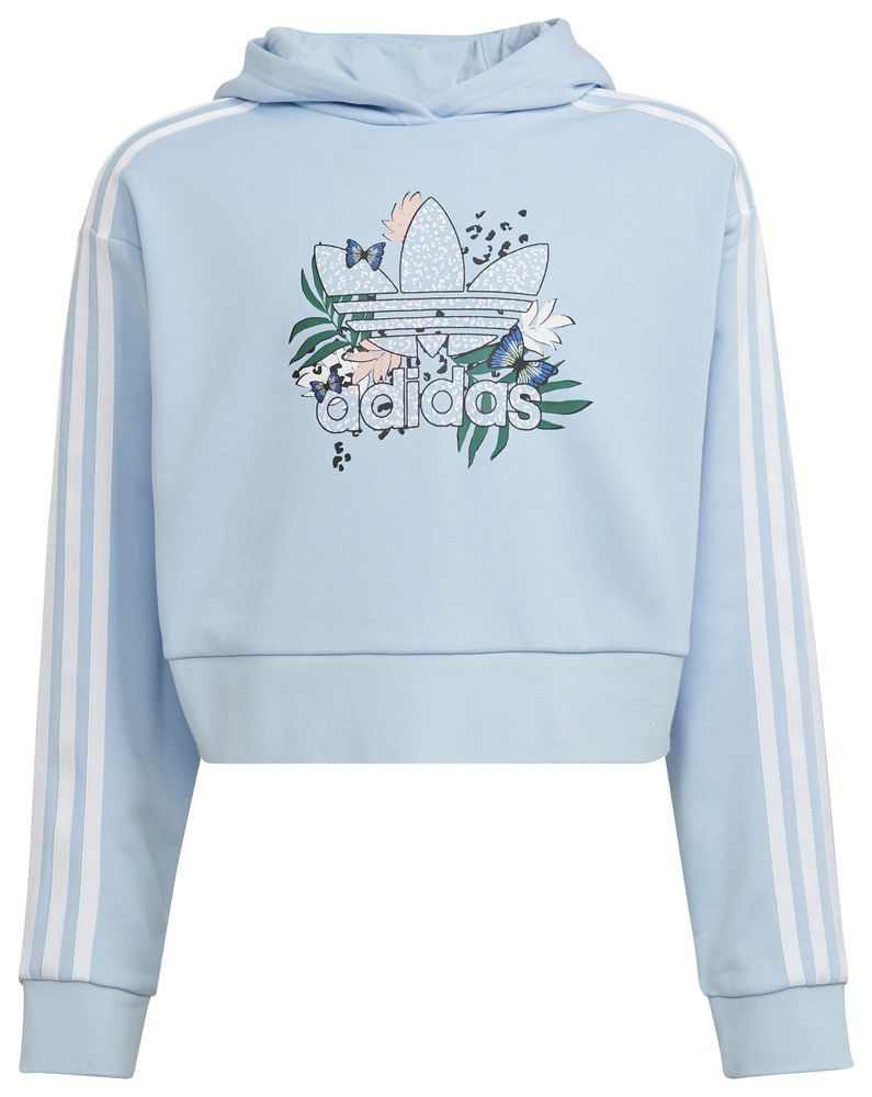 Adidas cropped pullover store hoodie