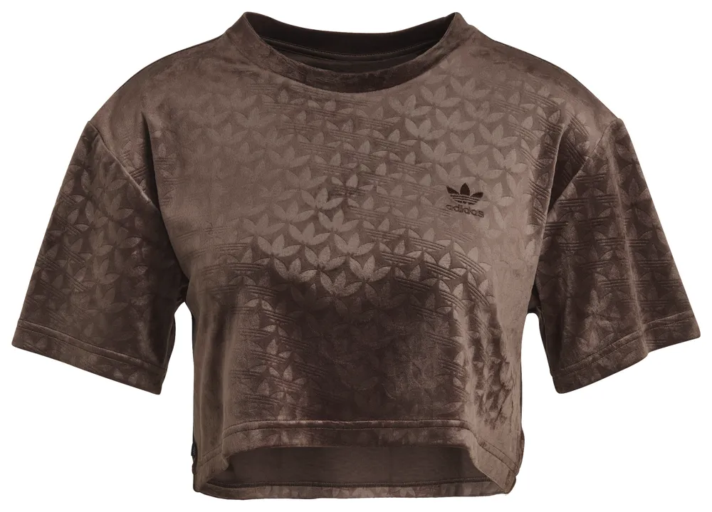 Adidas velvet hot sale top womens