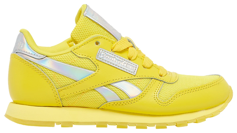 Reebok classic store yellow leather