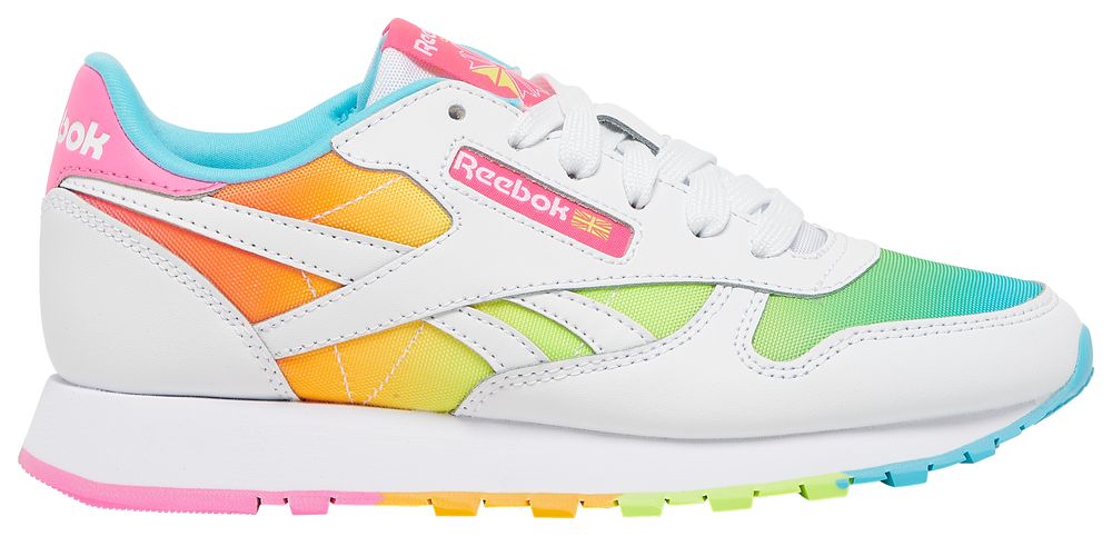 Reebok white clearance rainbow