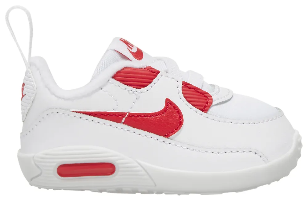 Nike Boys Nike Air Max 90 Boys Infant Shoes Red White Size 04.0