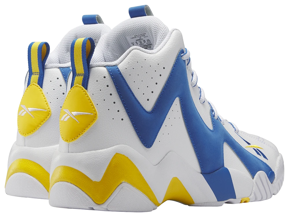 Blue yellow hot sale basketball shoes