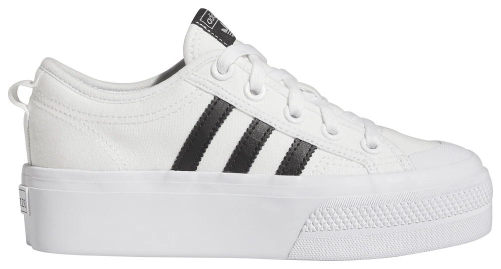 Adidas originals black and white nizza sneakers sale