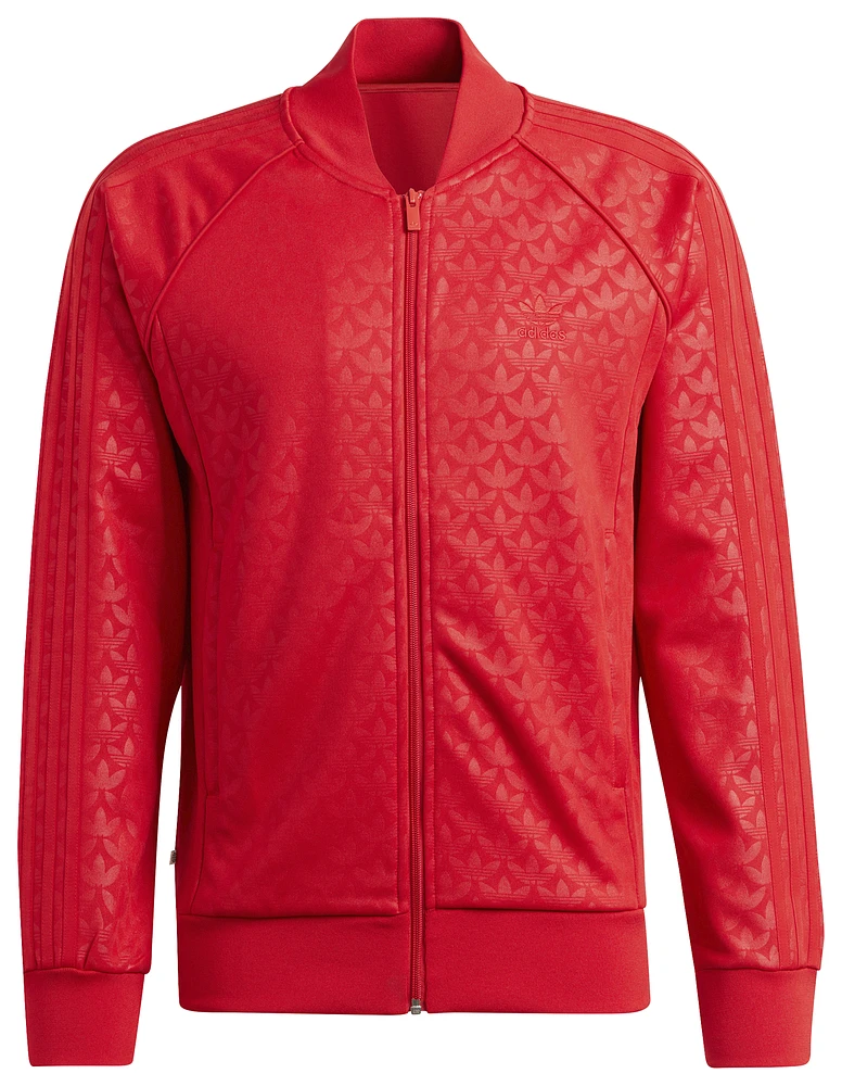 Adidas originals quilted superstar jacket in red hotsell