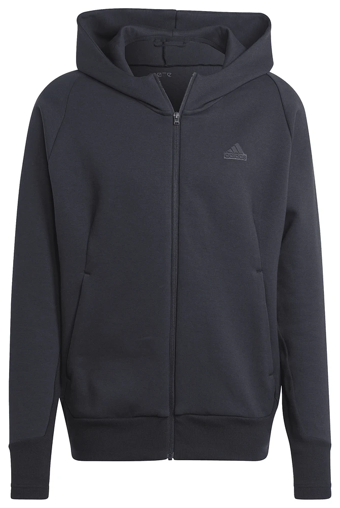 adidas Z.N.E. Full-Zip Hoodie - White | Free Shipping with