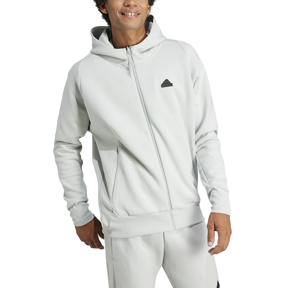 Adidas men's zne full zip clearance hoodie