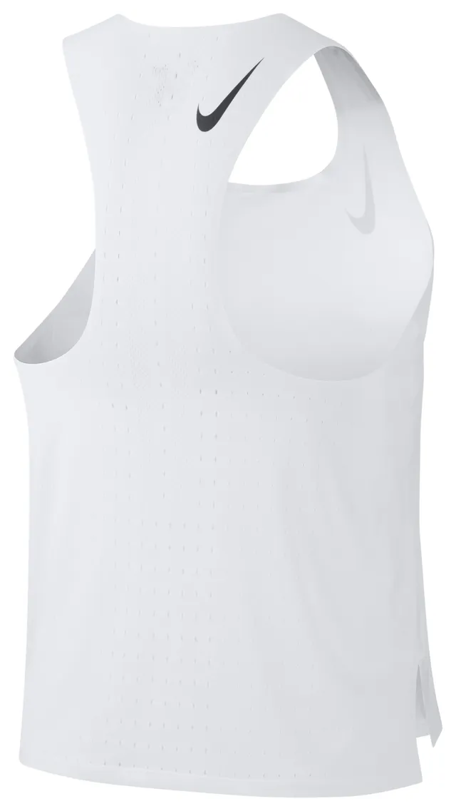 Nike aeroswift hotsell tank white