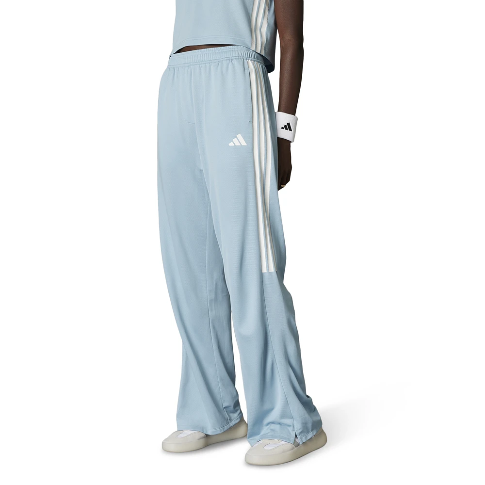 新作【ADIDAS】 Tiro Cut 3-Stripes Womens Mesh Wide Leg Pants ADIDAS Tiro Cut 3-Stripes Womens Mesh Wide Leg Pants - DUSTY