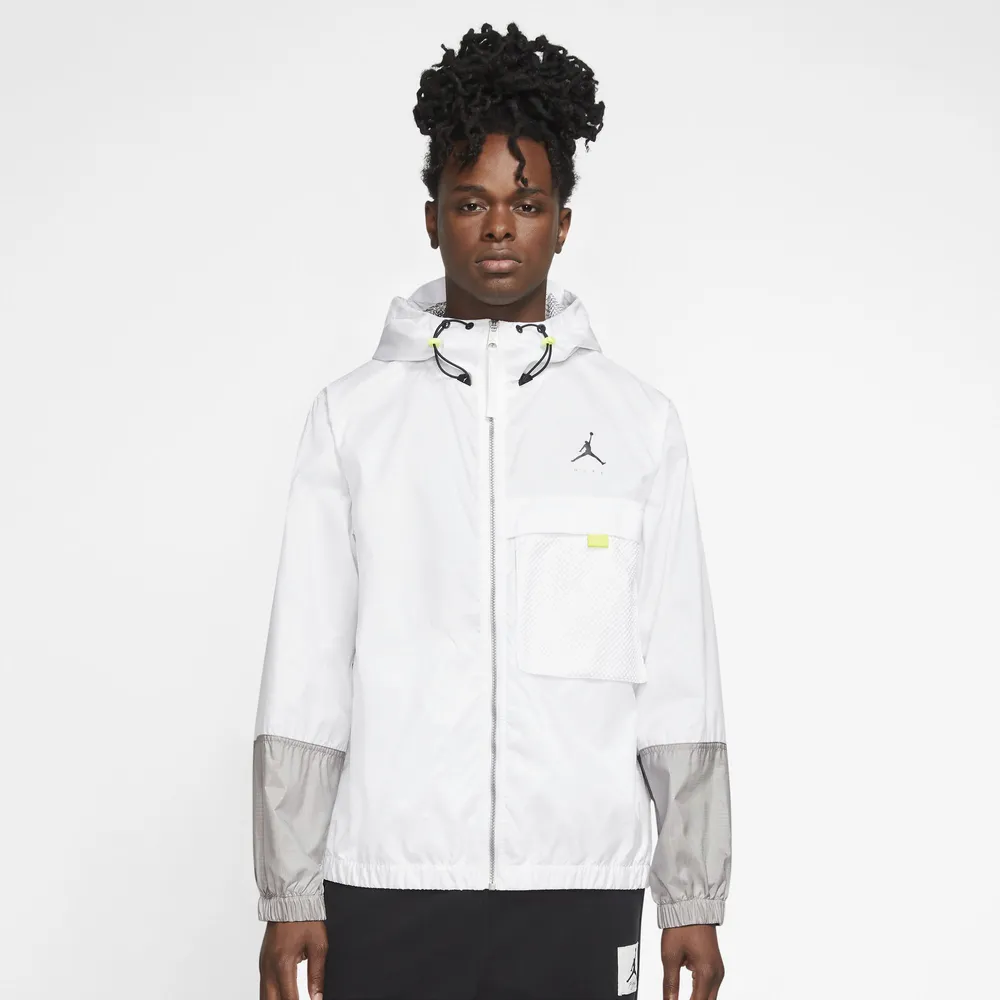 Grey hotsell jordan windbreaker