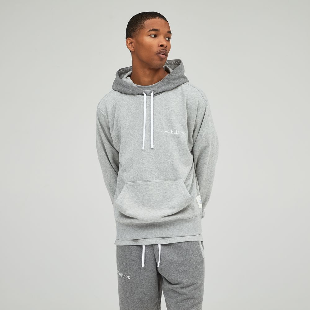 New balance sale essentials pullover hoodie