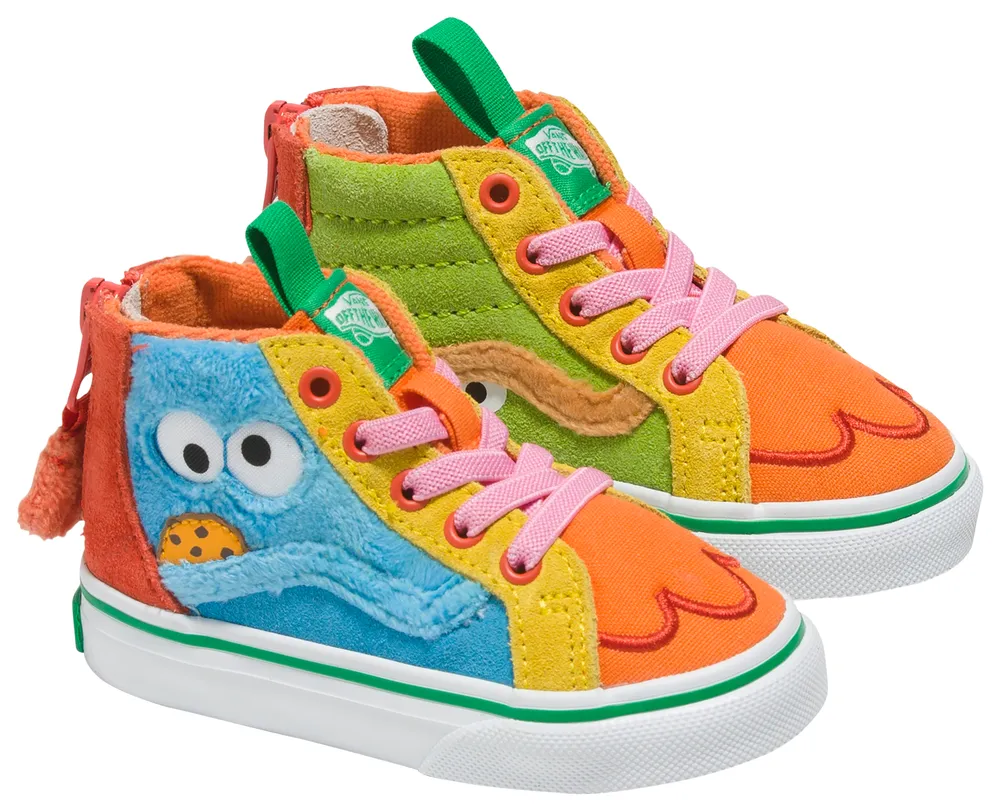 Vans Boys Vans SK8 Hi Zip Sesame Street - Boys' Toddler Shoes 