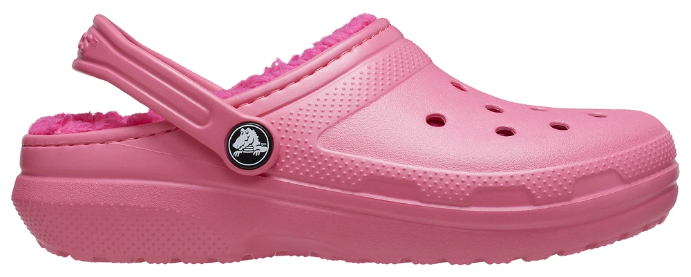 Girls hotsell lined crocs