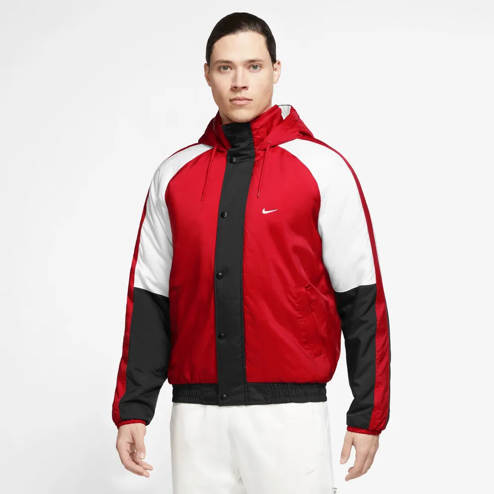 White and 2025 red nike jacket