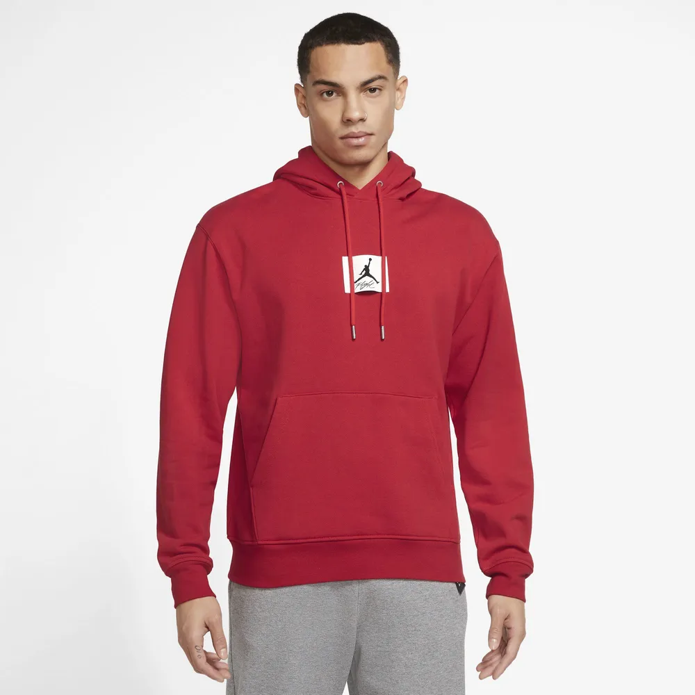 Red jordan pullover online hoodie