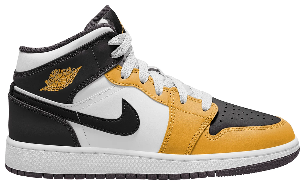 Grade school yellow and black jordan 1 online