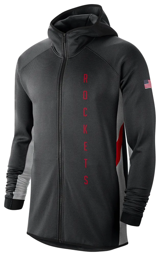 Nike Mens Rockets City Edition Thermaflex Showtime Hoodie - Black/Flint ...