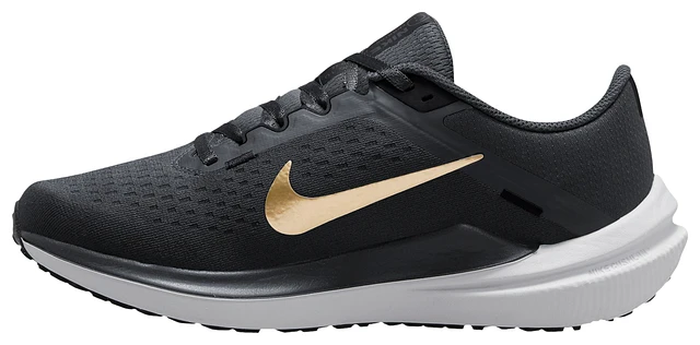 Gold and black nikes womens best sale