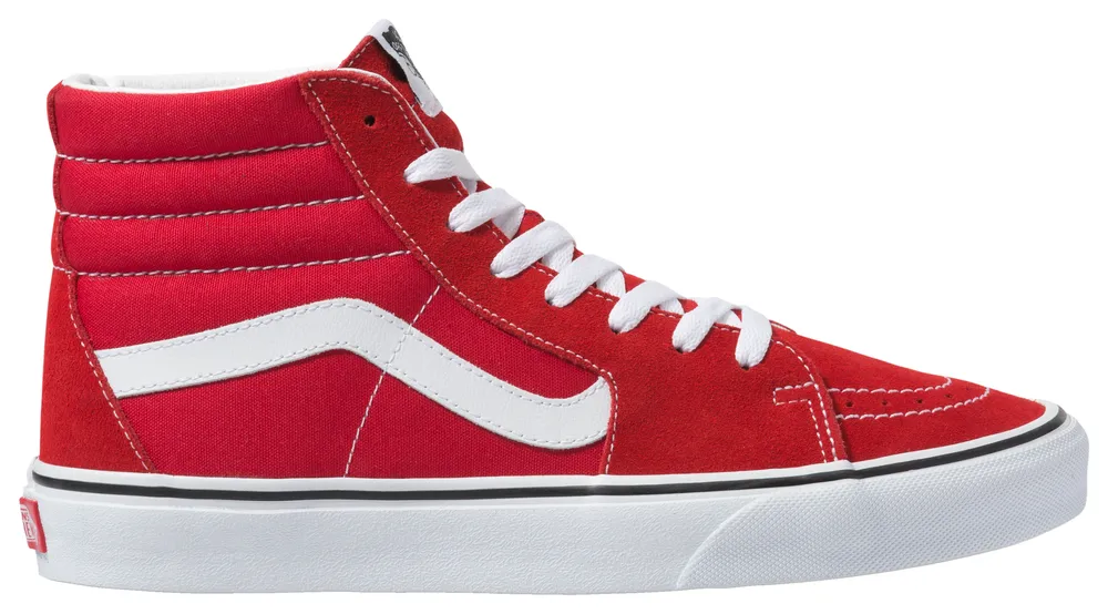 Vans Boys Vans SK8 Hi Boys Grade School Running Shoes Red White