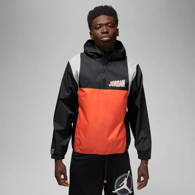Jordan Mens Jordan Flight MVP HBR Hooded Woven Jacket at
