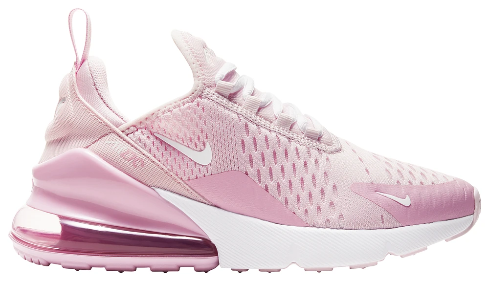 Nike Girls Air Max 270 Girls Grade School Shoes Pink White