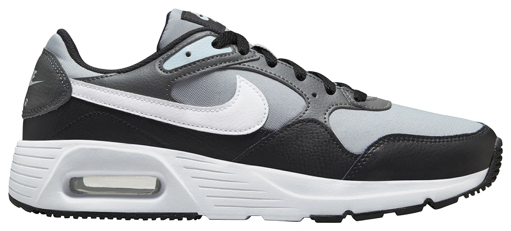 Nike air max running shoes black and clearance white