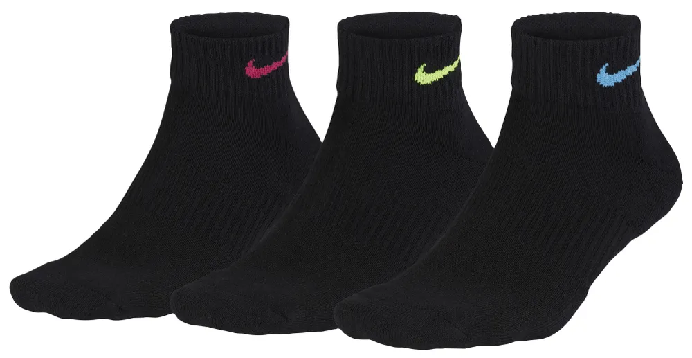 Nike performance store cushion quarter socks